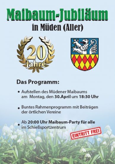 Maibaum-Jubiläum Maibaum-Jubiläum